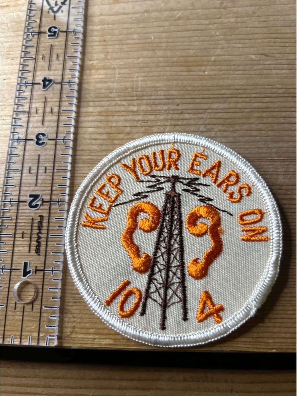 Vintage Keep Your Ears On 10-4 Embroidered Patch